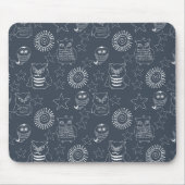 Marine witte uilen muismat (Voorkant)