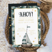 Marine Zeilboot Nautische Anker Verjaardag Kaart
