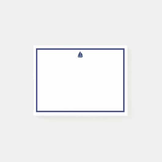 Marine zeilboot post-it® notes (Voorkant)