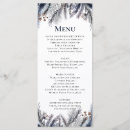 Marine, Zilver, Blauw Grijs Menu