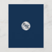 Marine & Zilver Makelaar Professionele Flyer (Achterkant)