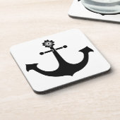 Marineanker Bier Onderzetter (Linkerzijde)