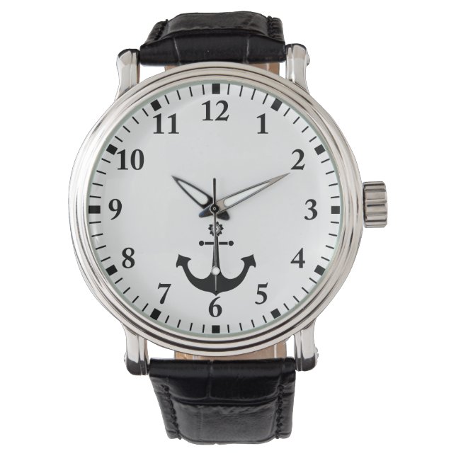 Marineanker Horloge (Voorkant)