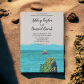 marinebestemming bruiloft kaart