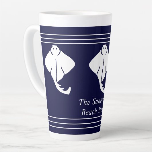 Marinebl Latte Mok (Linkerhoek)