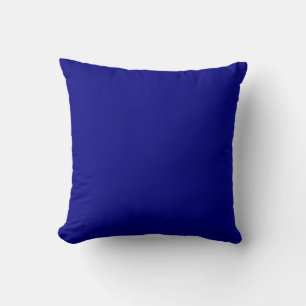 Marineblauw 000080 Kleur - Voeg een naamoptie toe Kussen