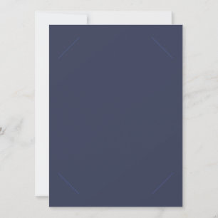 Marineblauw 5x7 op 5.5x6.5 hoek gespleten inzetkaa kaart