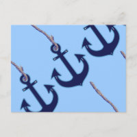 marineblauw anker