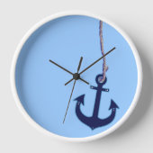 marineblauw anker nautisch decor (Voorkant)