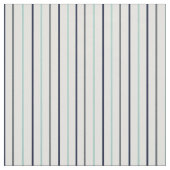 Marineblauw, Aqua, Houtskool Grijze Strepen Stof (Swatch)