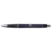 Marineblauw Bedrijfslogo Pen (Voorkant)