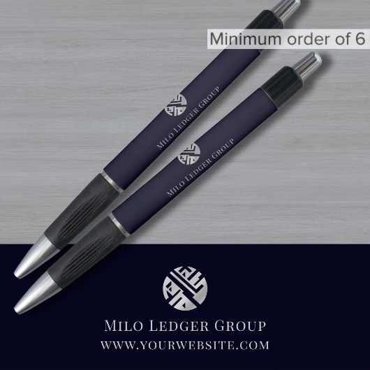 Marineblauw Bedrijfslogo Pen