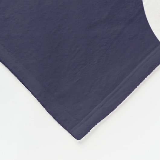 Marineblauw Beste Dag Ooit Fleece Deken (Hoek)