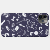Marineblauw Beste Papa Ooit iPhone / iPad hoesje (Achterkant (horizontaal))