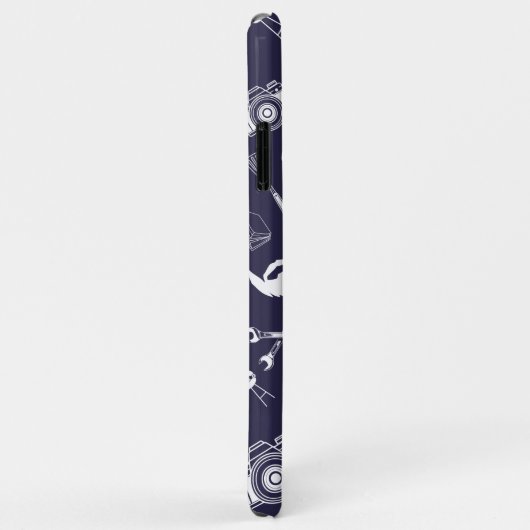 Marineblauw Beste Papa Ooit iPhone / iPad hoesje (Achterkant/rechts)