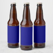 Marineblauw Bier Etiket (Flessen)
