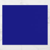 Marineblauw Bier Etiket (Enkel label)
