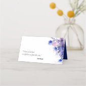 Marineblauw binnen 💙Korenbloem Reverie Plaatskaartje (Achterkant)