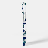 marineblauw blauwgroen meisjes volleyballen Case-Mate iPhone case (Achterkant / Links)