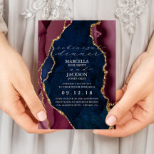 Marineblauw, Burgundy & Gouden Agaat Dineroefening
