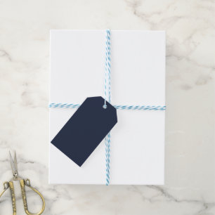Marineblauw Cadeaulabel