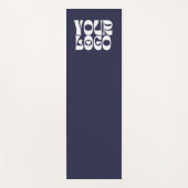 Marineblauw Custom Logo Promotiebedrijf Yogamat (Voorkant)