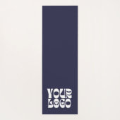 Marineblauw Custom Logo Promotiebedrijf Yogamat (Achterkant)