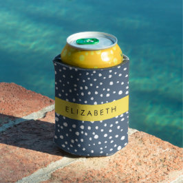 Marineblauw Dalmatische Stippen, Vlekken, Gevlekt, Blikjeskoeler