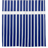 Marineblauw Douchegordijn (Voorkant)