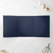 Marineblauw Drieluik Programma (Binnen)