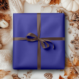 Marineblauw effen kleur | Klassiek | Elegant Cadeaupapier