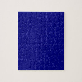 Marineblauw effen kleur | Klassiek | Elegant Legpuzzel