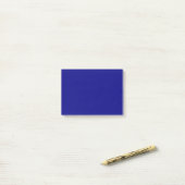 Marineblauw effen kleur | Klassiek | Elegant Post-it® Notes (Op bureau)