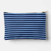 Marineblauw en denimblauwe strepen etui (Achterkant)