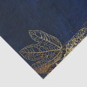 Marineblauw en Goud Tissuepapier (Detail)