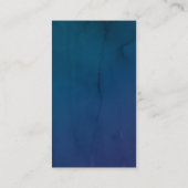 Marineblauw en Gouden Luier Raffle Ticket Informatiekaartje (Achterkant)