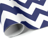 Marineblauw en wit groots papier voor het verpakke (Rol Hoek)