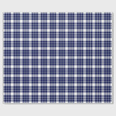 Marineblauw- en witspelpapier cadeaupapier (Vlak)