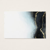 Marineblauw Etherische Mist Website RSVP Plaats Ka Visitekaartje (Achterkant)