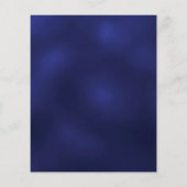 Marineblauw eucalyptus bruiloft programma tijdlijn flyer (Achterkant)