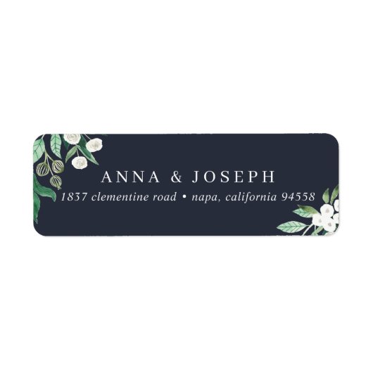 Marineblauw | Fantasienamen van Greenhouse Etiket (Voorkant)