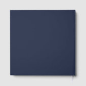 Marineblauw Gastenboek (Achterkant)