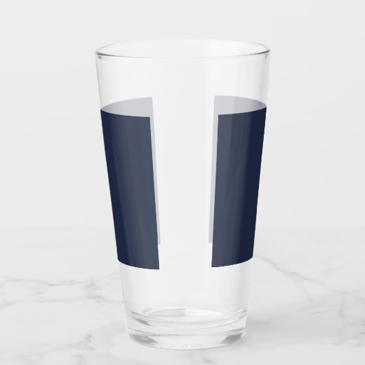 Marineblauw Glas (Rechts)