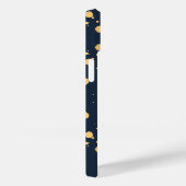 Marineblauw & Goud Hemelpatroon Case-Mate iPhone Case (Achterkant / Rechts)