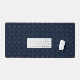 Marineblauw | Gouden Zinnia Zon Bureaumat