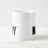 Marineblauw Grote Koffiekop (Voorkant)