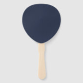 Marineblauw Handwaaier (Voorkant)