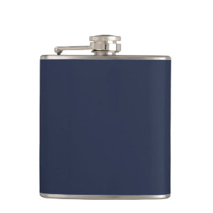 Marineblauw Heupfles