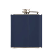 Marineblauw Heupfles (Achterkant)