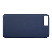 Marineblauw hobbelig patroon Case-Mate iPhone case (Achterkant (Horizontaal))